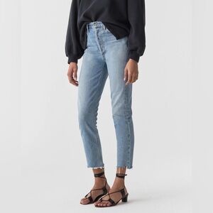 AGOLDE - NWT - Riley High Rise Straight Crop - size 34